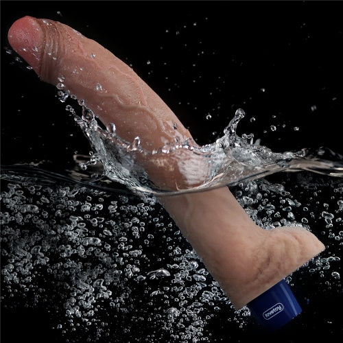 Imagen del Vibrador Real Softee 11 con detalles de venas y glande pronunciado