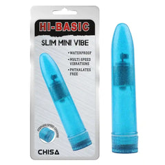 Vibrador rosa Slim Mini Vibe con punta redondeada y textura suave