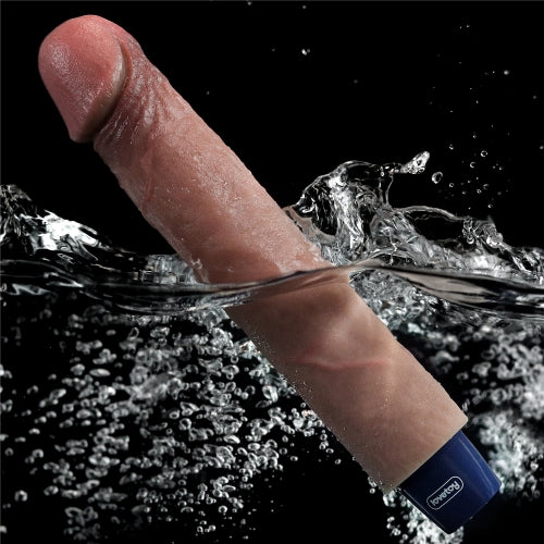 Vibrador Real Softee 9 Long con vibración ajustable para placer personalizado