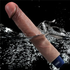 Vibrador Real Softee 9 Long con vibración ajustable para placer personalizado
