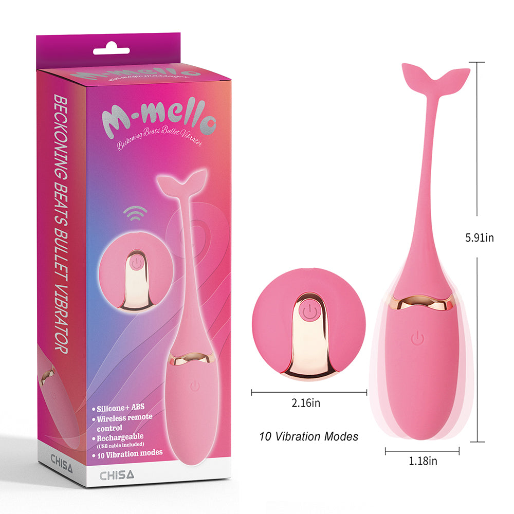 Vibrador compacto con control remoto para disfrutar en pareja