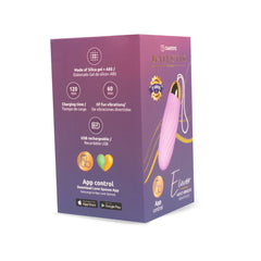 Smartphone-controlled Elenor Majestic vibrating egg for discreet pleasure and intimate stimulation