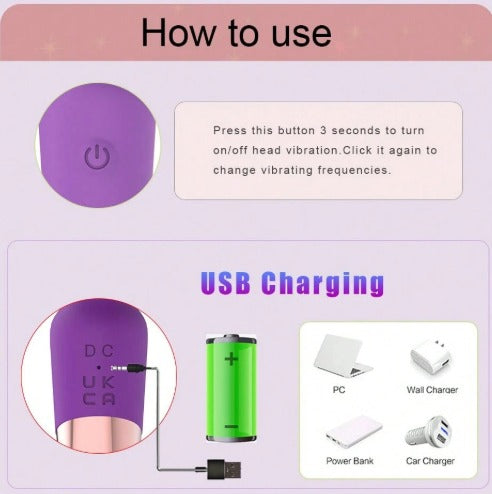 Mini Vibrador Light Bulb