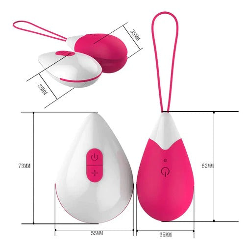 Docoo rechargeable vibrating egg, a versatile and discreet sex toy for intense pleasure and foreplay