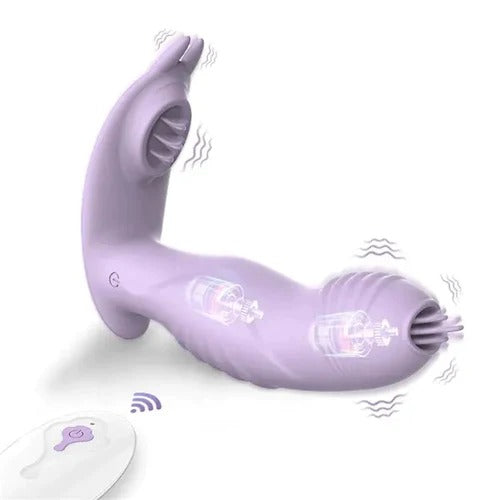 Vibrador Dexter with multiple vibration settings and sleek silicone design