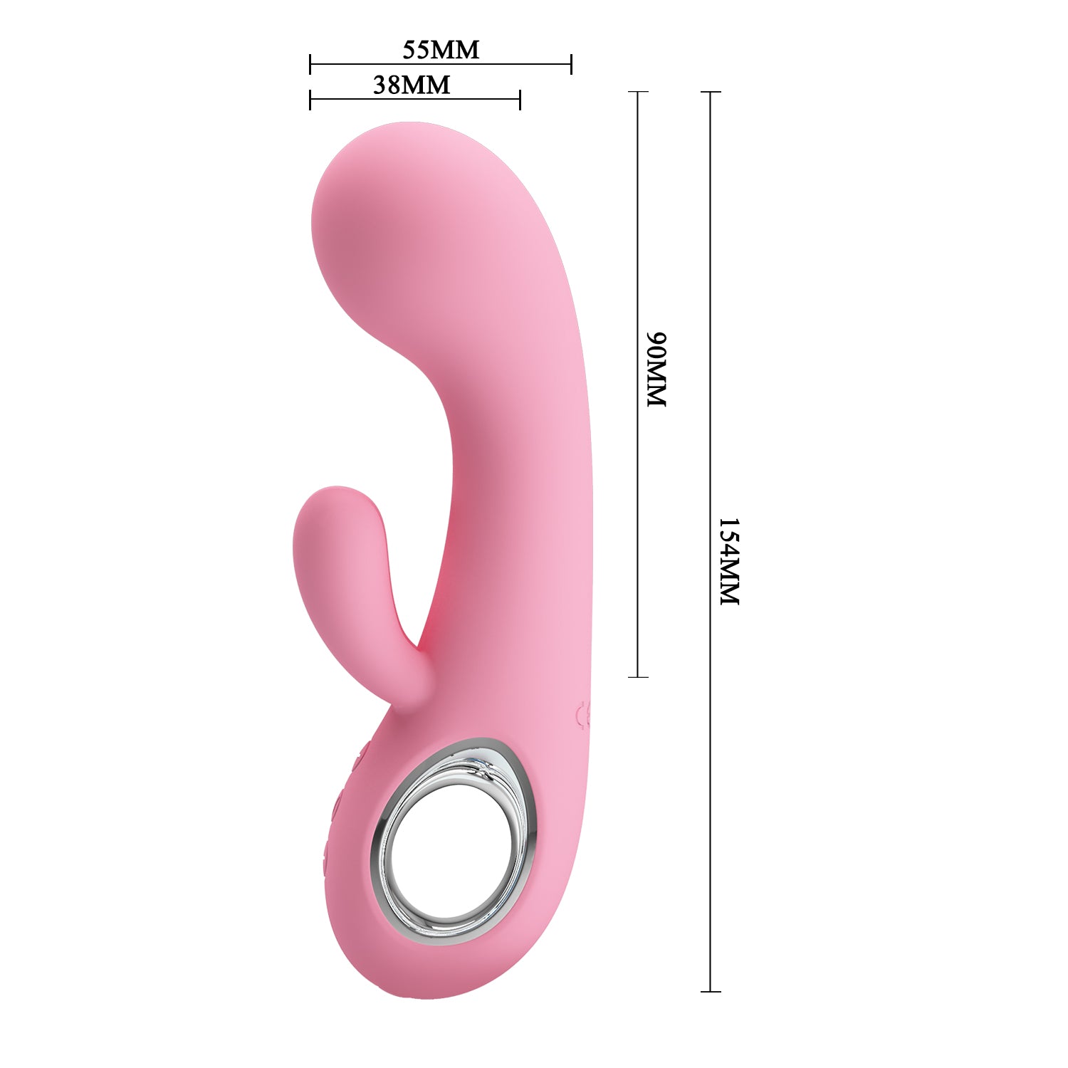 Vibrador Chris: potente juguete sexual para estimulación interna y externa