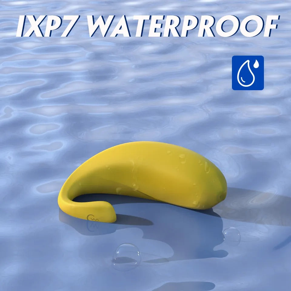 Remote controlled banana vibrator for long-distance play