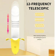  Enjoy the unique sensations of the Vibrador Banano Thrusting with its thrusting motion