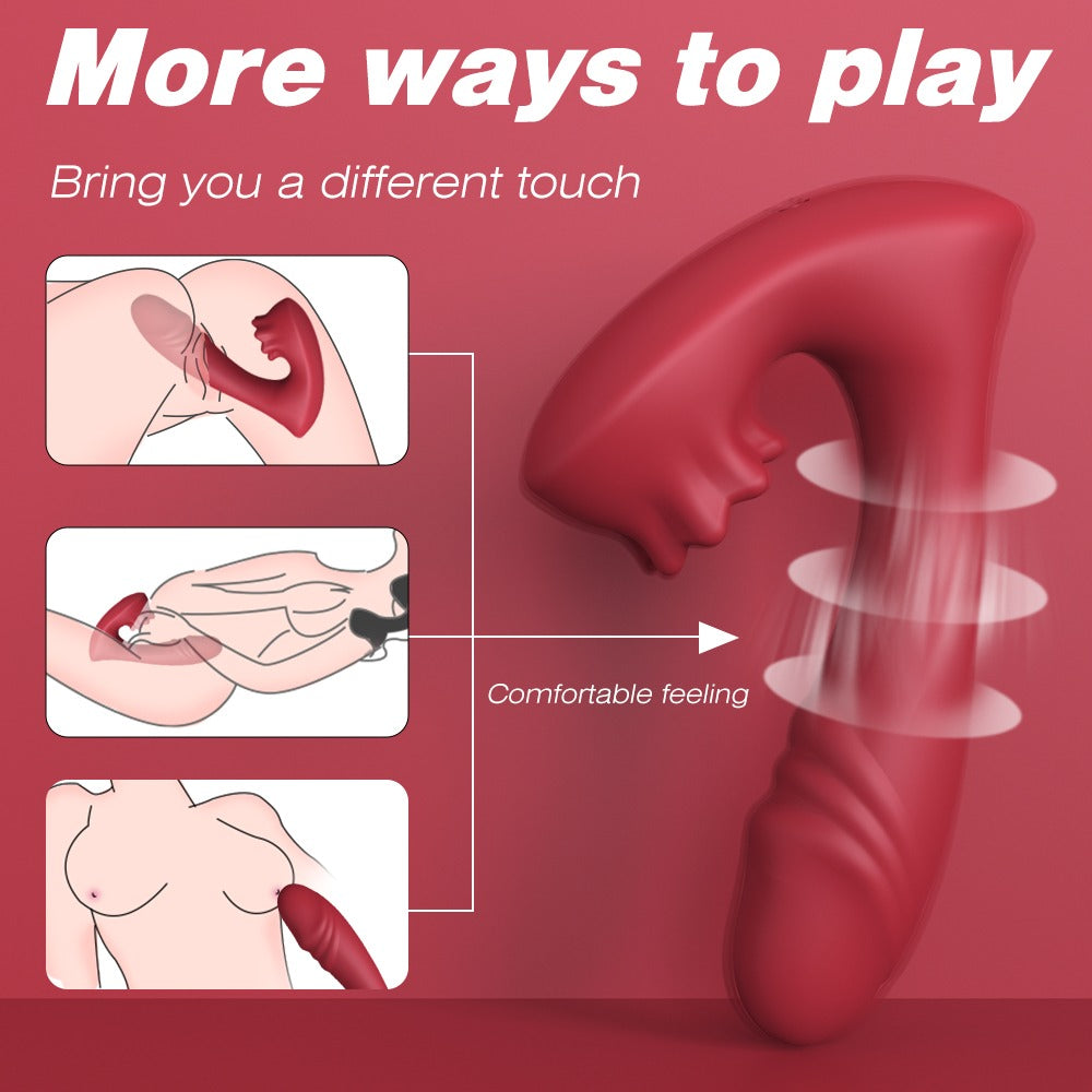 Vibrador Forest Rain Remote Control, a sleek and powerful adult toy designed for intimate pleasure