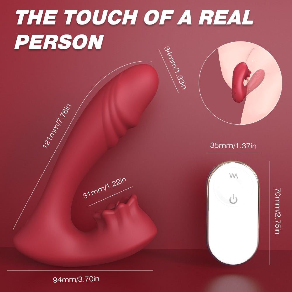 Vibrador Forest Rain Remote Control with remote for hands-free pleasure
