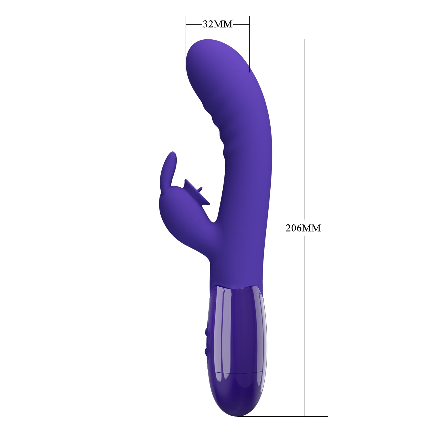 Vibrador Cerberus Youth con batería de larga duración para mayor placer