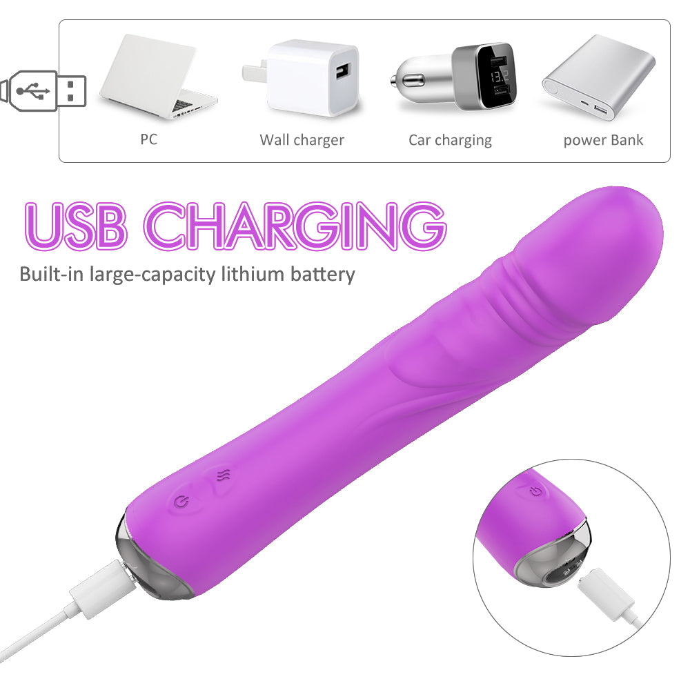 Vibrador Forever Young con carga USB y resistente al agua