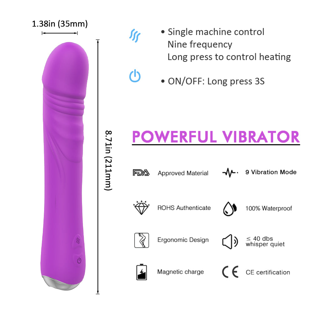 Vibrador Forever Young discreto y silencioso para uso en cualquier lugar