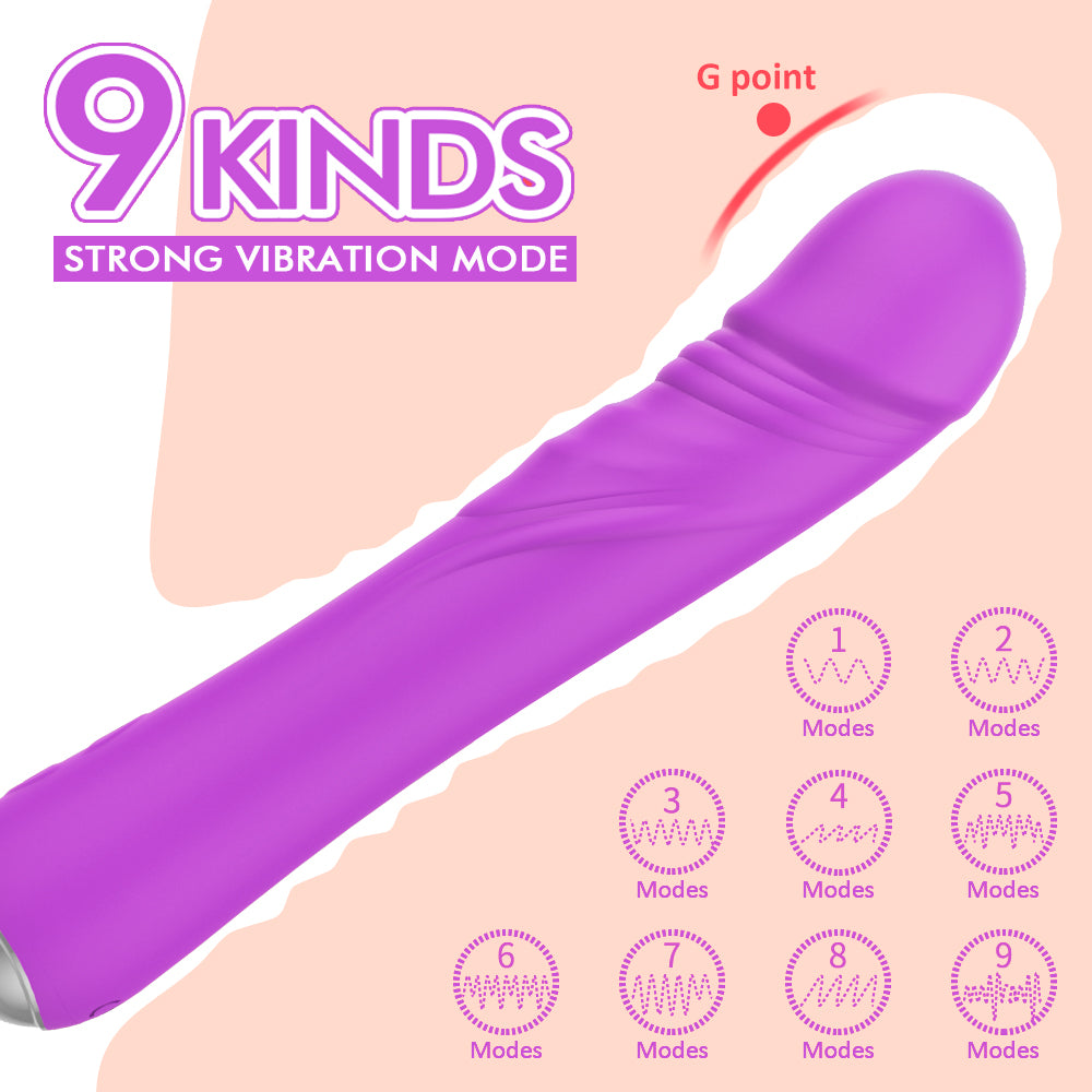 Vibrador Forever Young con función de calentamiento para mayor sensación