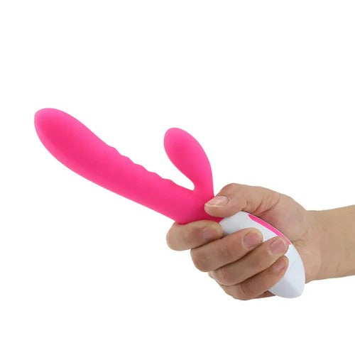 A close-up image of the rechargeable random vibrator, designed for discreet and powerful stimulation