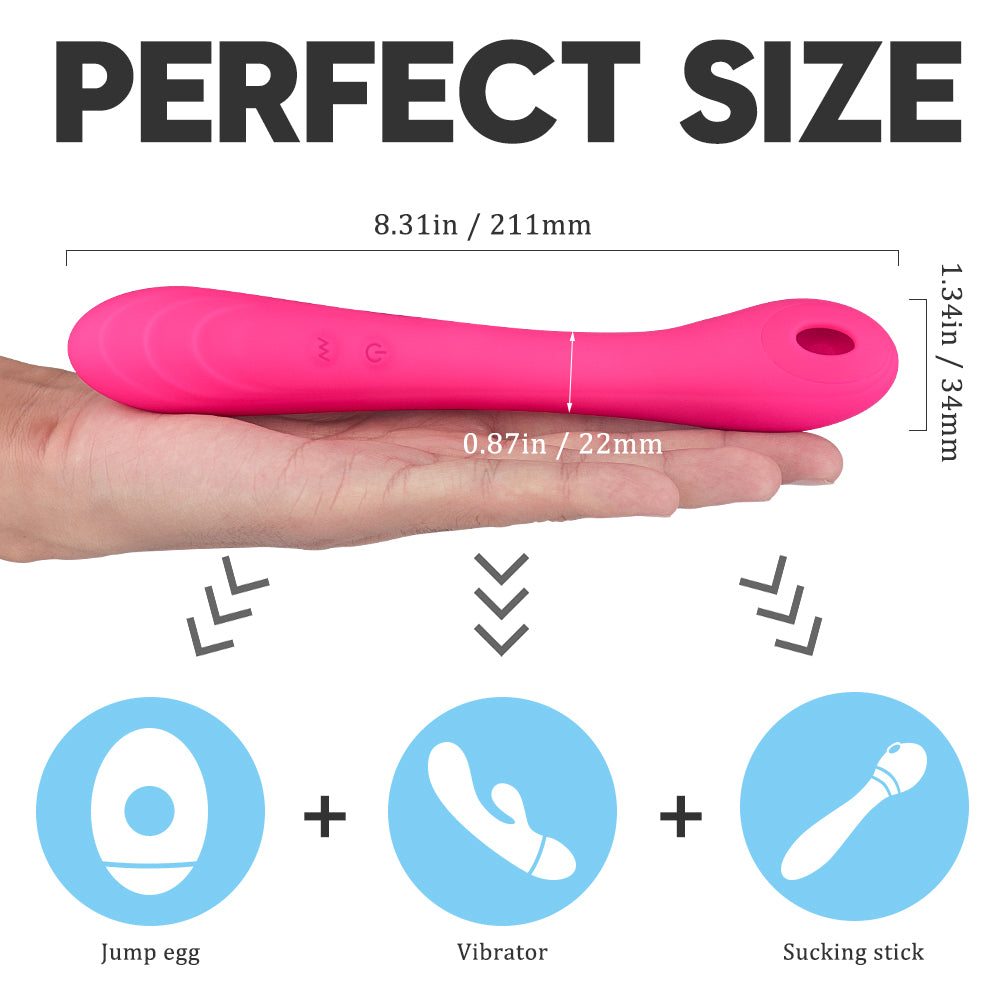 Succionador y Vibrador Charming with multiple speed and intensity options