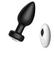 Imagen del Plug Vibrador Centur, un juguete sexual con forma de tapón diseñado para estimulación anal, fabricado con materiales seguros y de alta calidad