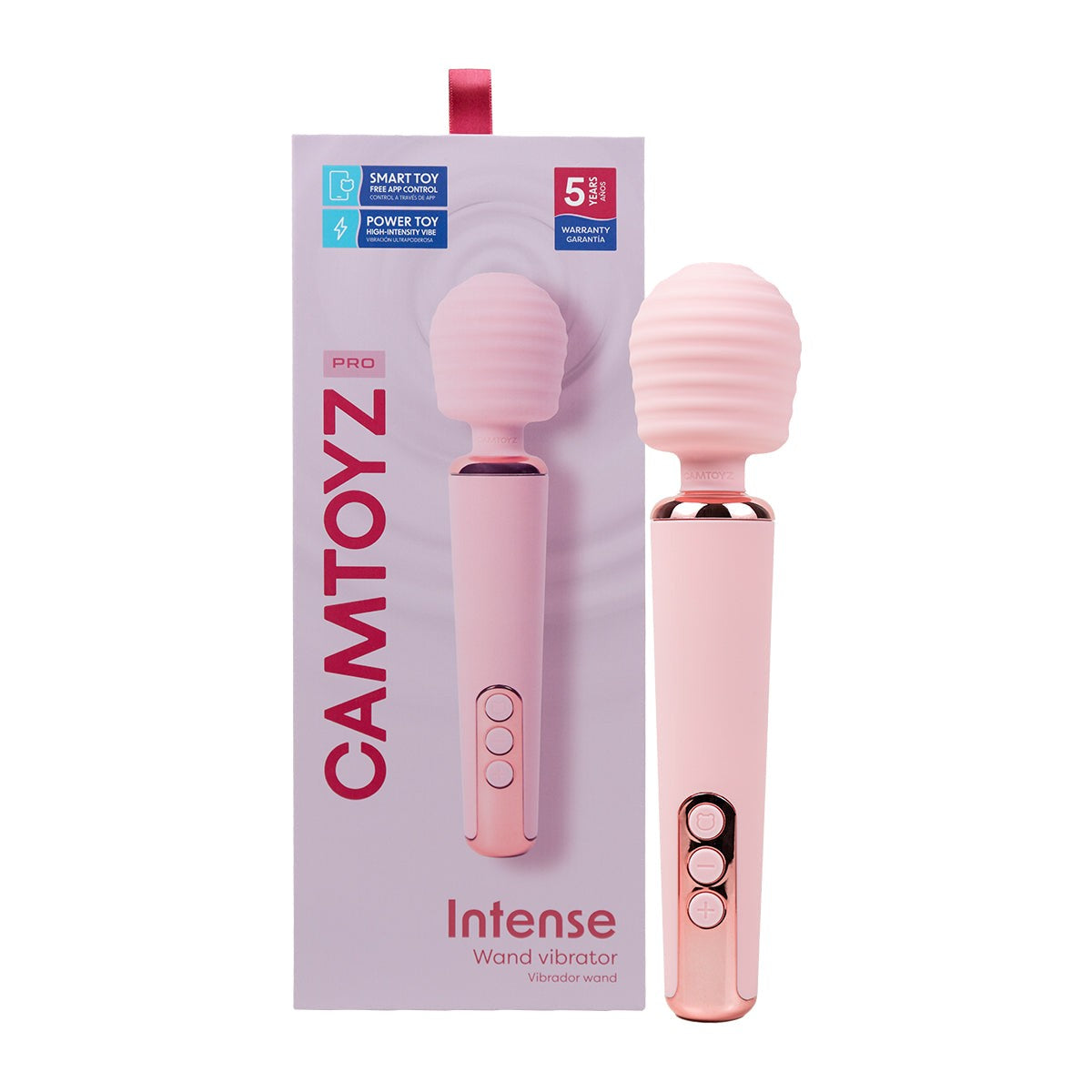 Intense vibrador Wand con App