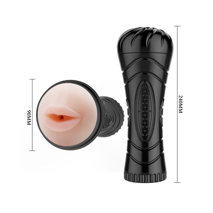 Vibrador con lengua y labios para sensaciones realistas