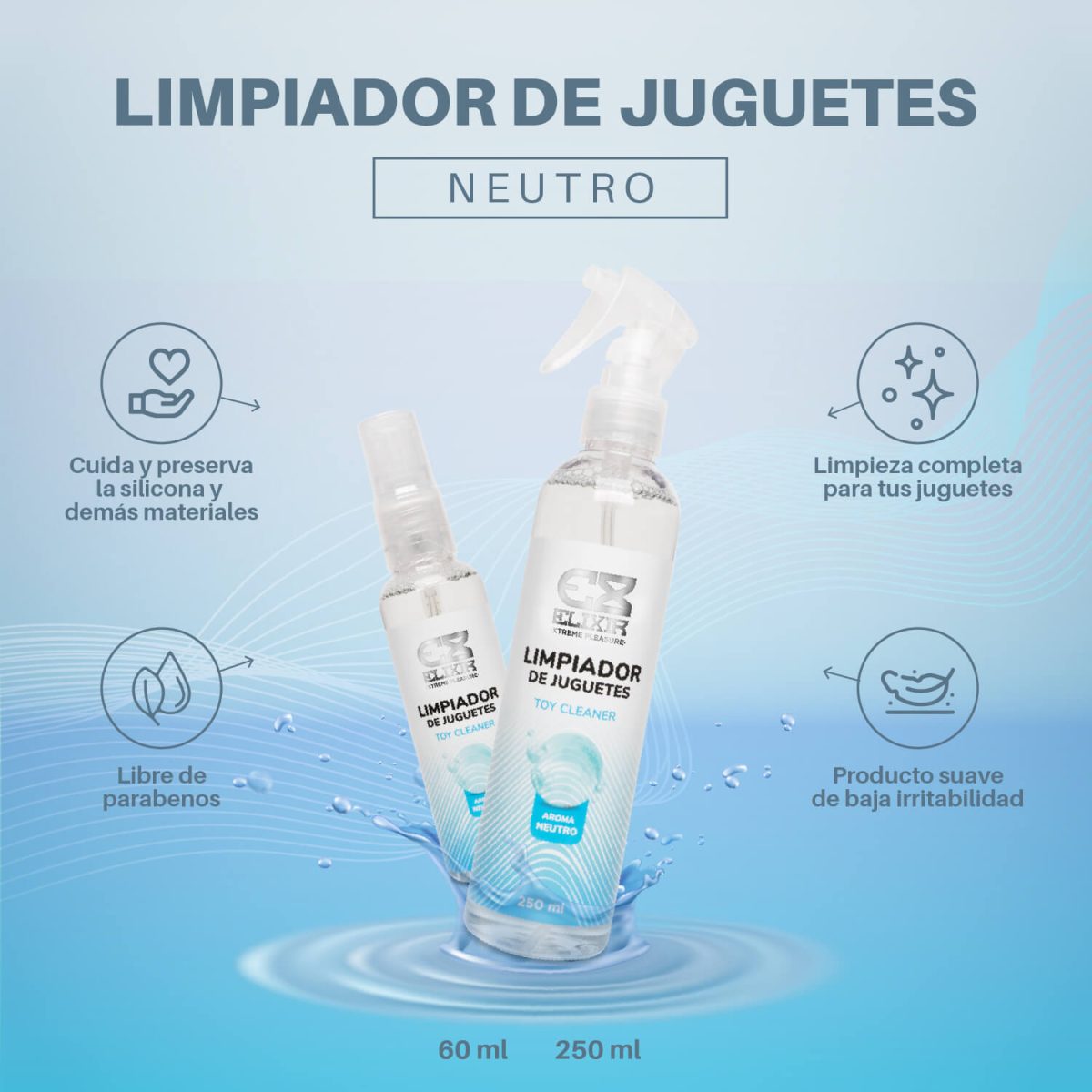 Limpiador de Juguetes Elixir 58 ml