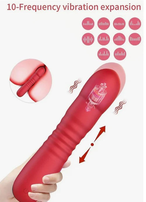 Vibrador Thrusting Cory para estimulación interna y externa 