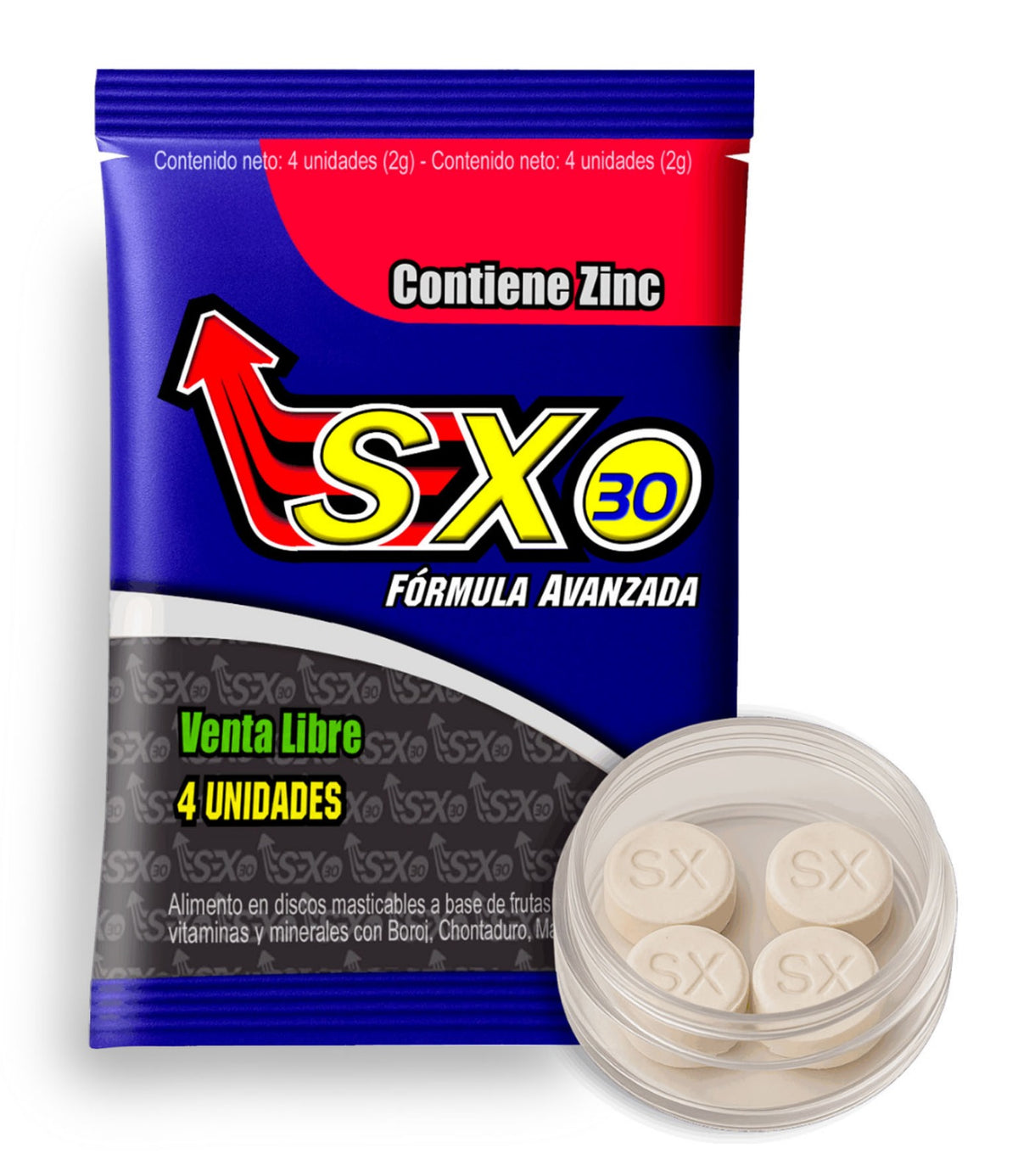 Sex 30 x 4 Tabletas