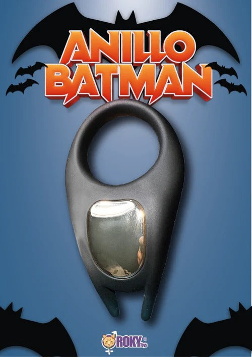 Anillo vibrador con diseño de Batman para mejorar la intimidad en pareja