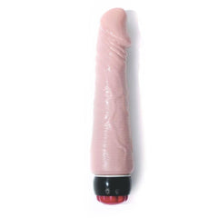 Close-up of the textured surface of the Dirty Impaler *NO VIBRADOR* dildo