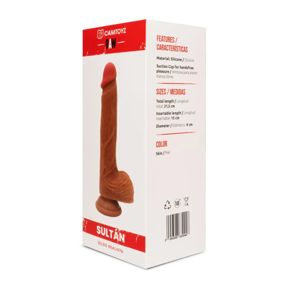 Dildo con diseño realista para experimentar sensaciones más intensas