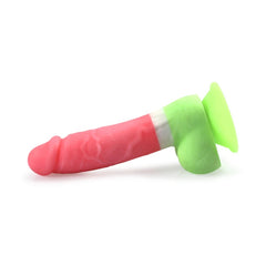Vibrant pink and green S-Man Glow product for a striking visual impact