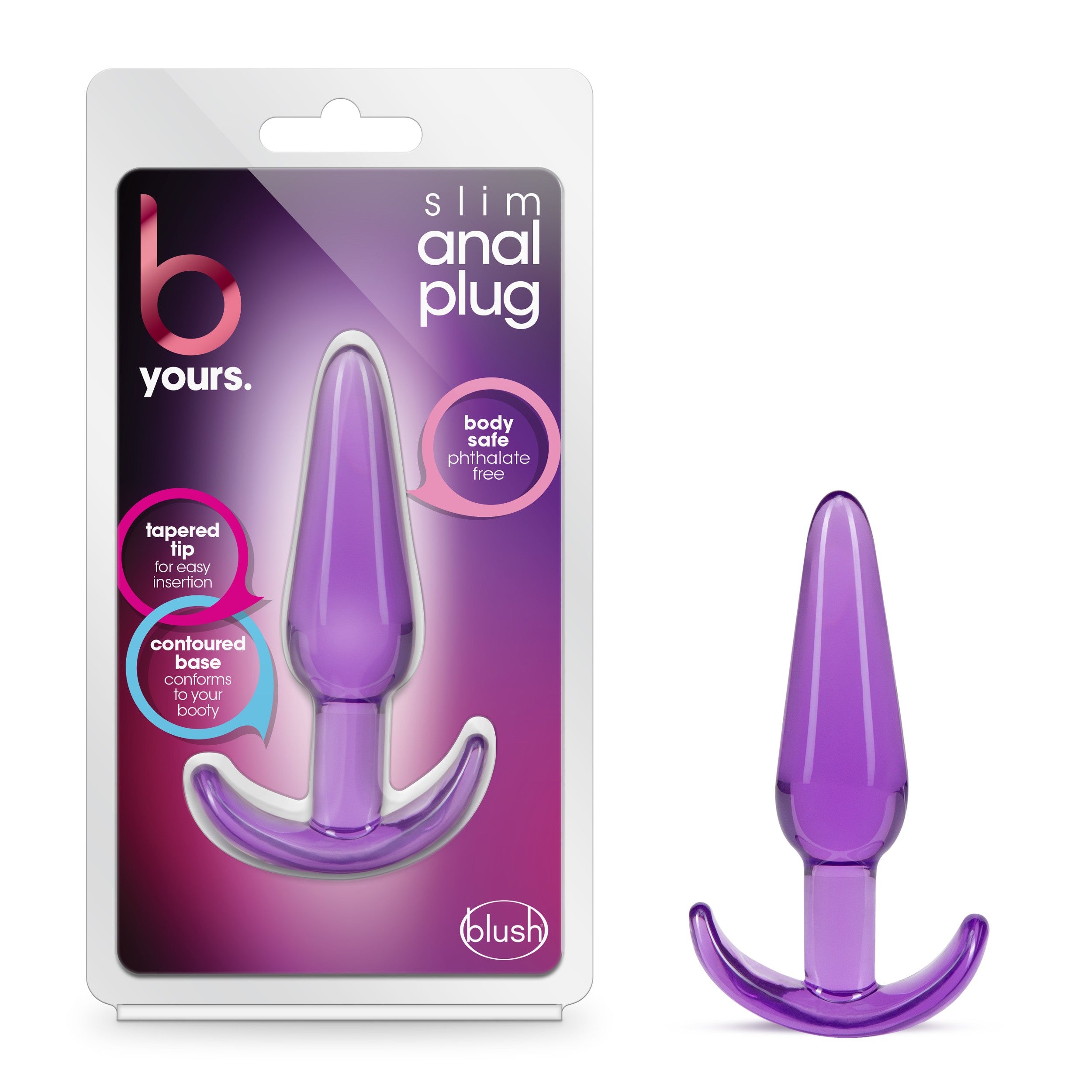  Safe and comfortable hyman-shaped anal plug for stimulating experience