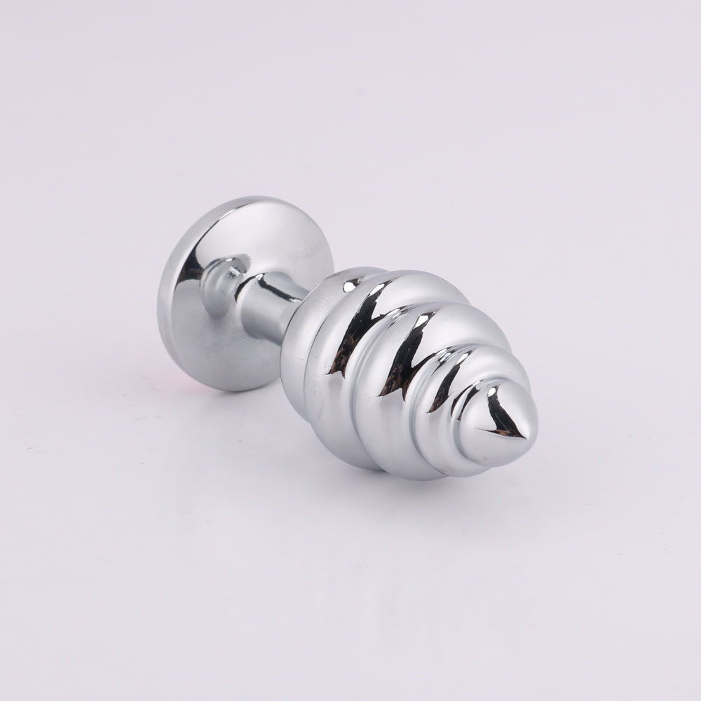 High-quality steel spiral plug with stunning jewelry-like details