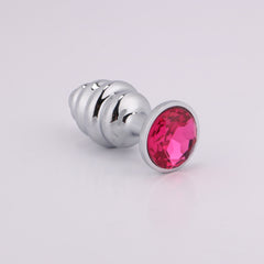 Beautifully crafted spiral steel plug, a stylish and functional jewelry piece