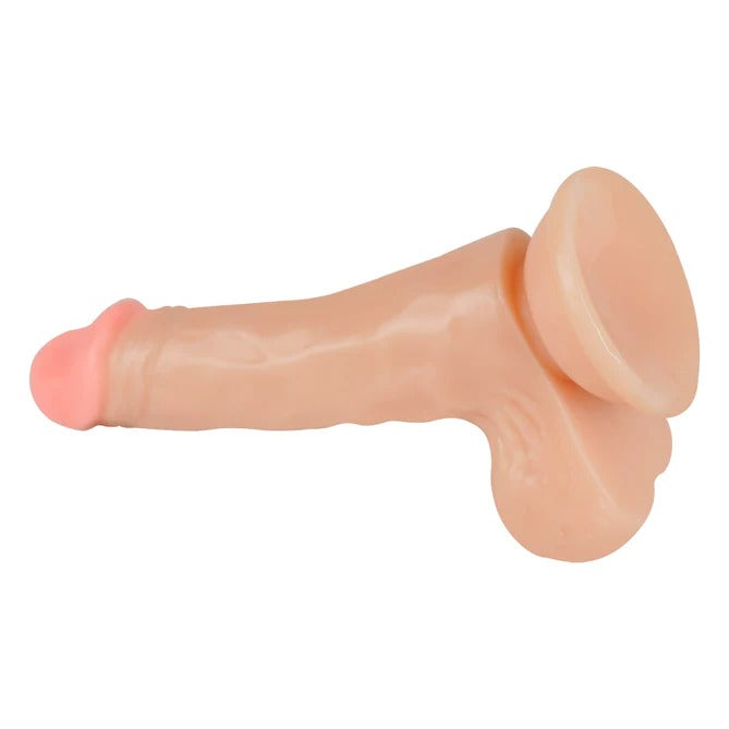 Dildo Albert with dual-layer construction for a firm inner core and soft outer layer