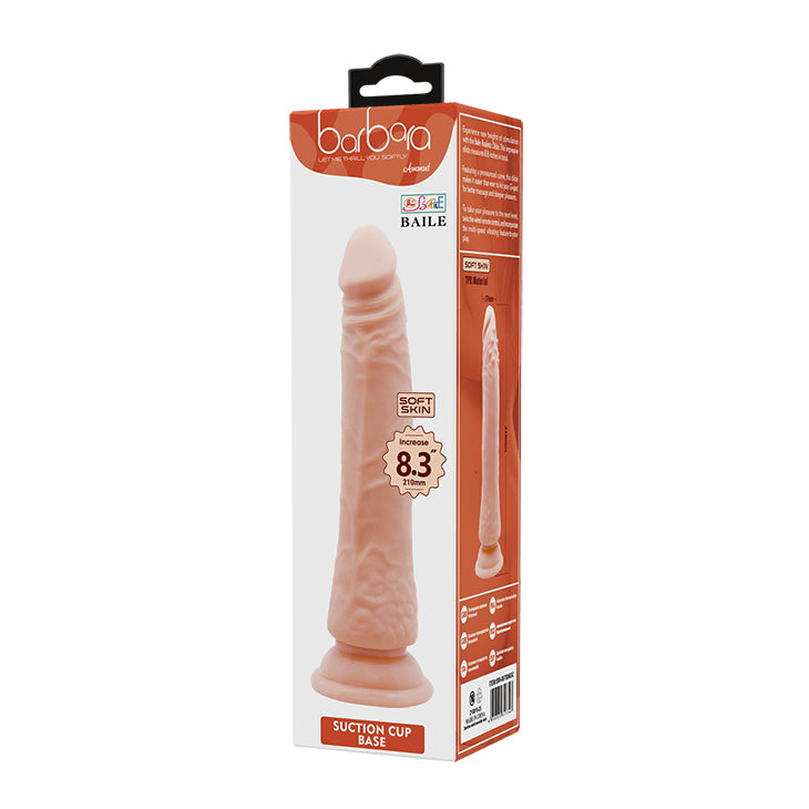 Dildo Flexible Bob Ammut in pink color, made of silicone material, with realistic texture and flexible design for comfortable use and easy insertion 