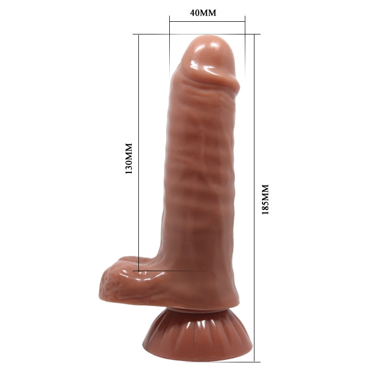 Dildo Baron Beautiful Encounter, a realistic, textured silicone dildo for intimate pleasure