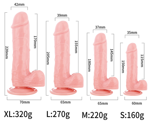 Dildo Foster: A realistic, silicone dildo with strong suction cup base