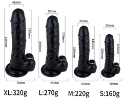 Alt Text: A realistic silicone dildo in metallic copper color, designed for pleasurable intimate stimulation and sexual exploration