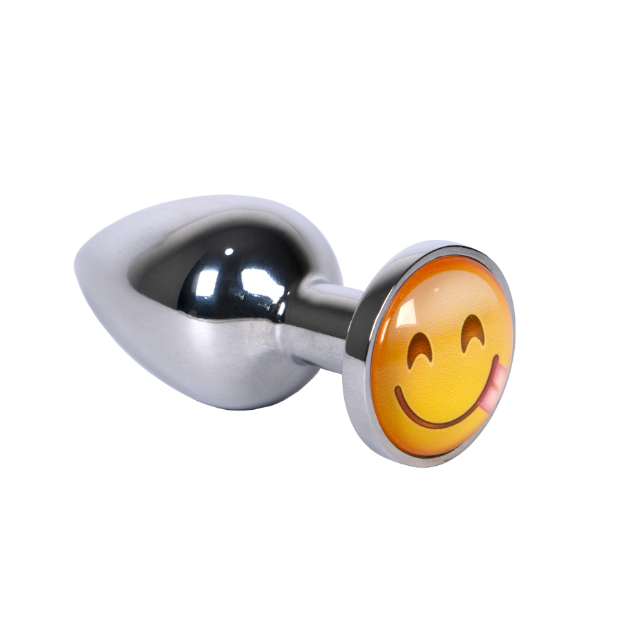 Silver plug emoji made of durable steel with a sleek design