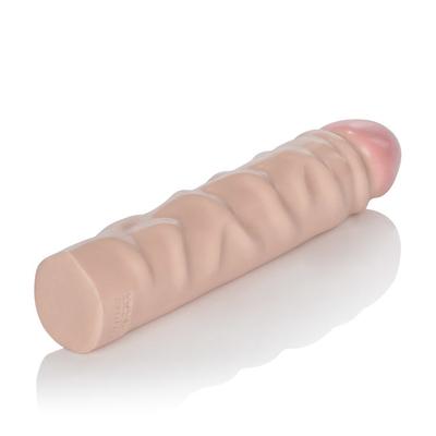 CONSOLADOR IVORYDUO JUNIOR DONG, a double-ended ivory-colored dildo for beginners, with realistic texture and flexible design, for versatile and pleasurable use 