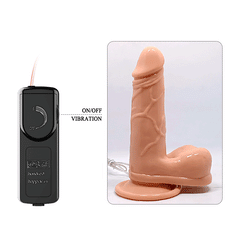 Vibrador Barbara Genie designed with soft silicone for gentle stimulation 