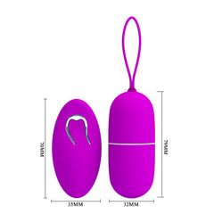 Wireless remote control for hands-free pleasure and partner play