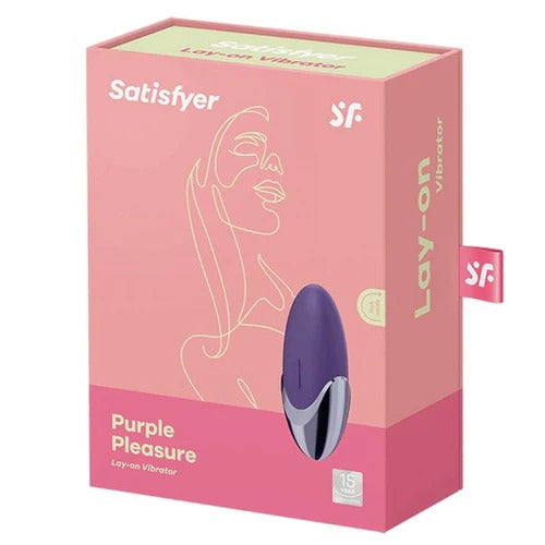 Vibrating purple pleasure toy with unique layons design for sensual satisfaction