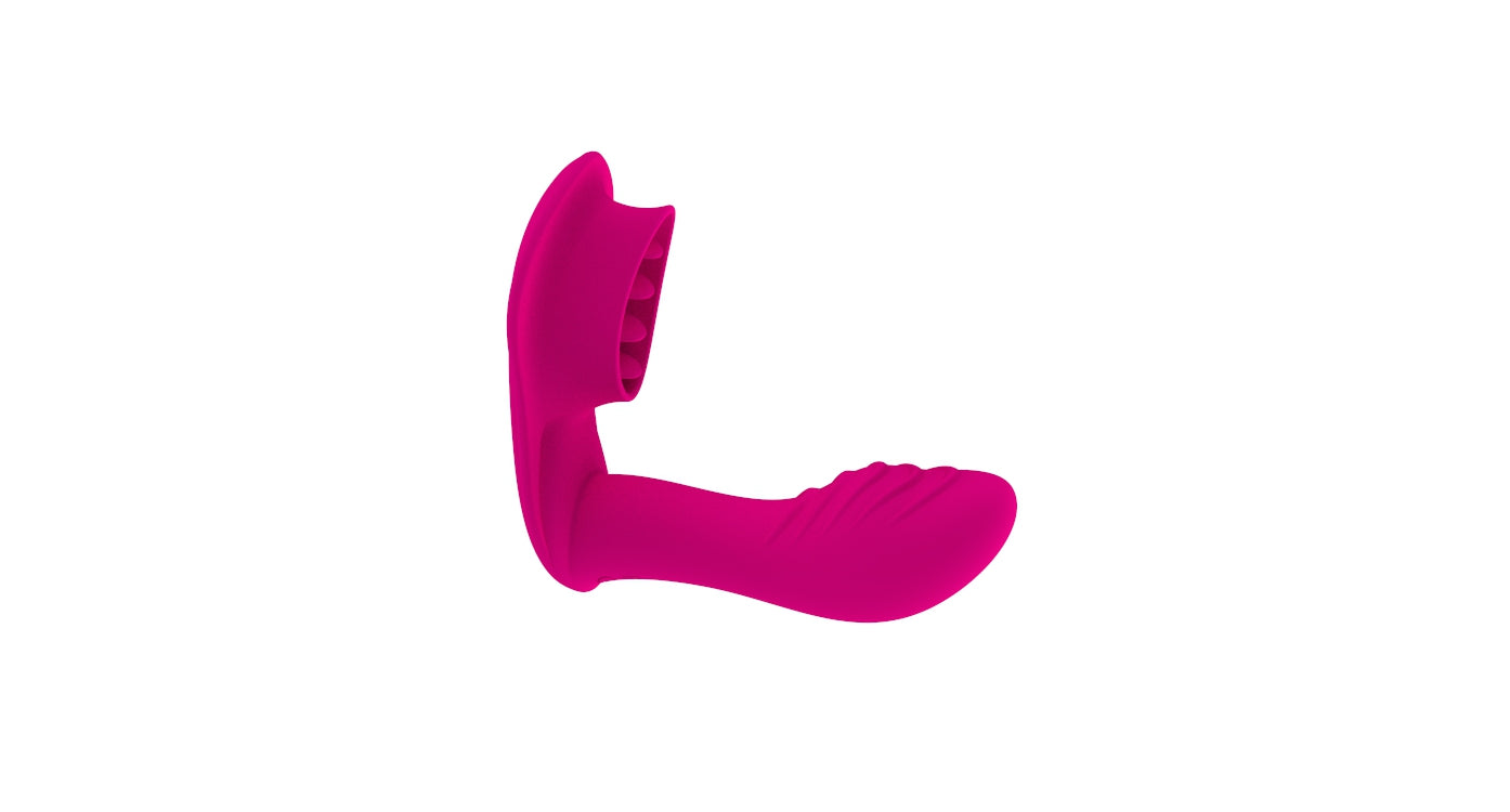 Ollie wearable vibrator in discreet, sleek design for hands-free pleasure