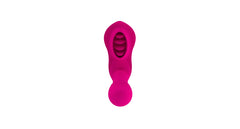 Ollie Wearable Vibrator in sleek black design with adjustable straps