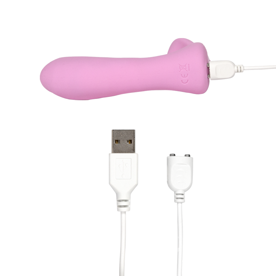  The cute pink deep facial brush comes with a convenient stand for storage and display in the bathroom