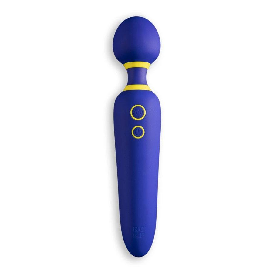 Close-up image of Romp Flip showing its flexible head and easy-to-use control buttons