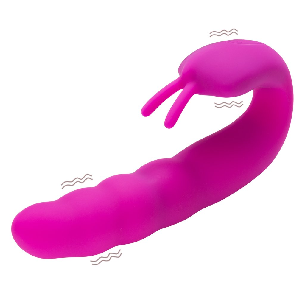 Vibrador Ribbed Dual Delux, a sleek and powerful pleasure toy for women 