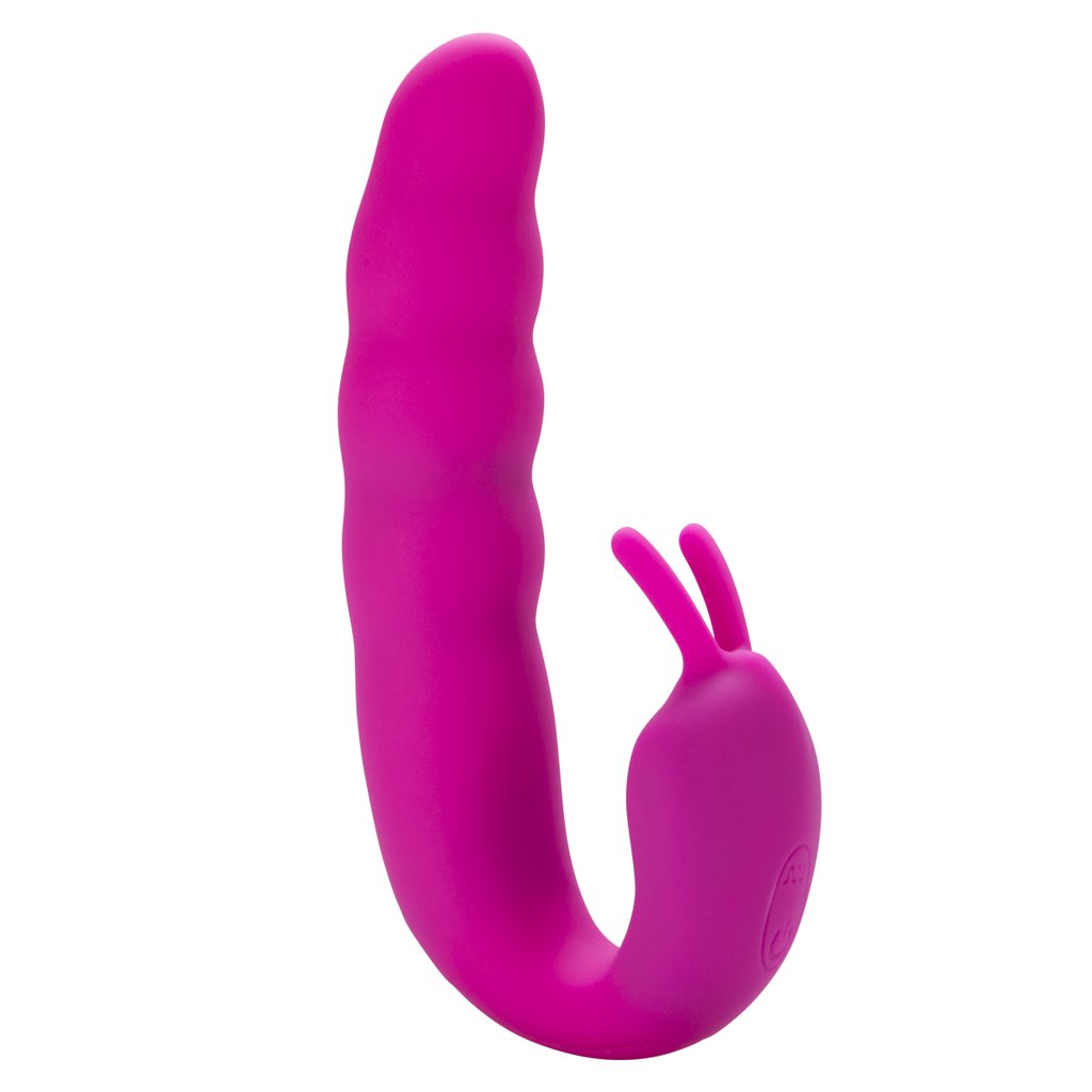 Vibrador Ribbed Dual Delux, a luxurious and powerful dual-stimulating vibrator for ultimate pleasure
