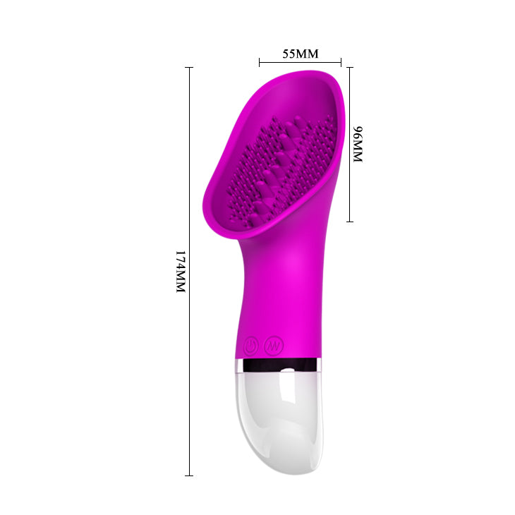  Silencioso vibrador de clítoris con textura suave y sedosa, disfrute discreto y placentero